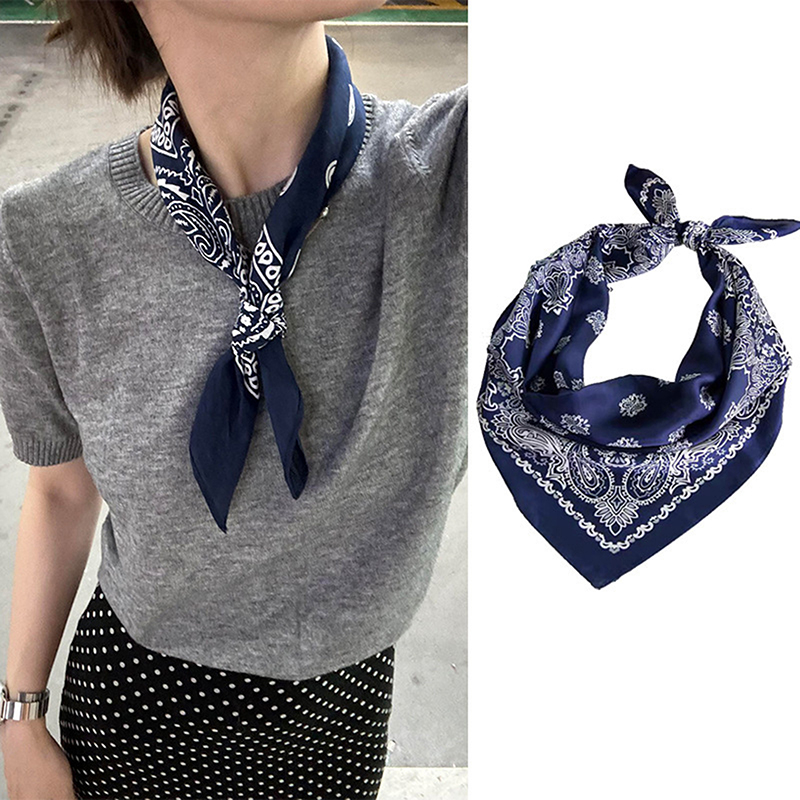 Silk Scarf Square - Mode de luxe 70 cm Satin