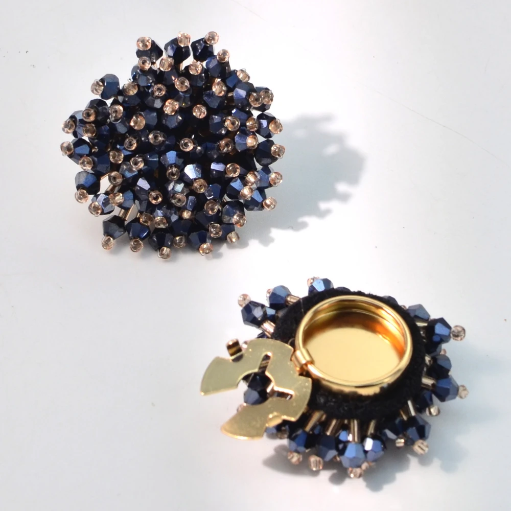 Women Accessories Jewelry - Couvre-boutons élégants, 2 pièces, boutons de