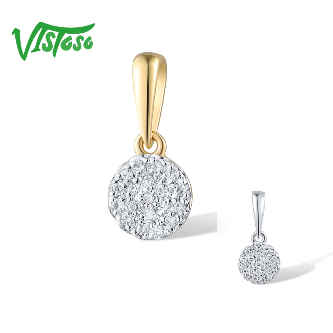 Women'S Yellow Accessories - VISTOSO – pendentif en or pour