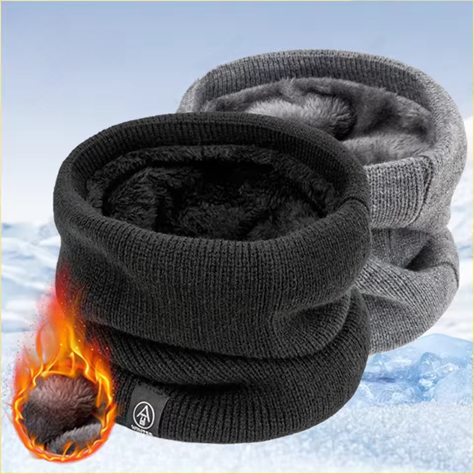 Women'S Winter Accessories Set - Cache-cou d'hiver, écharpe doublée en polaire,