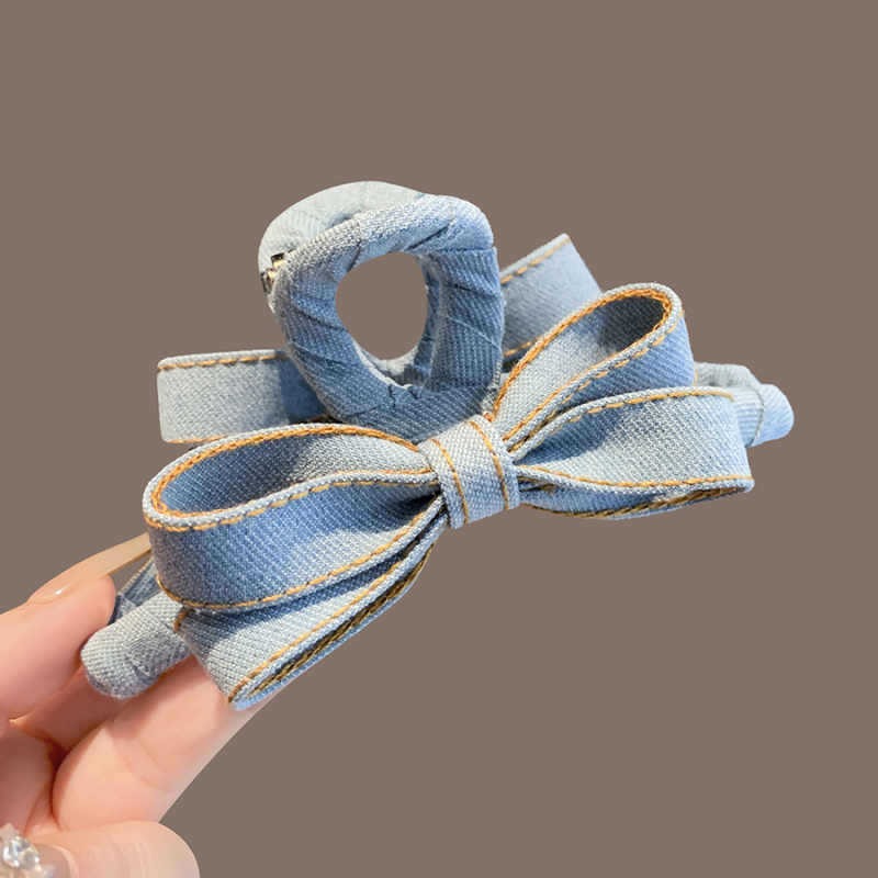 Women'S Winter Accessories Set - Pince à cheveux avec nœud en