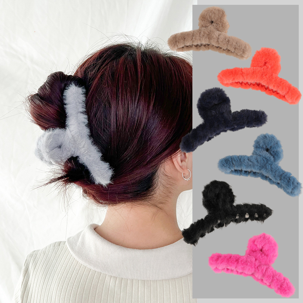 Pince à cheveux en peluche d'h - Women'S Winter Accessories Set avis et prix