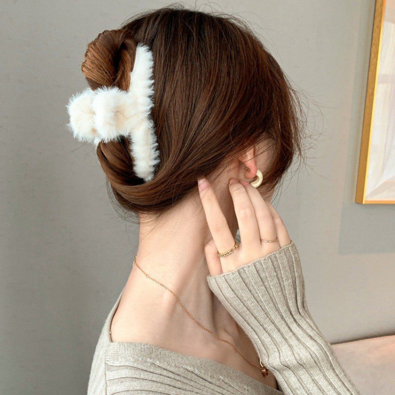 Pinces à cheveux en fausse fou - Women'S Winter Accessories Set avis et prix