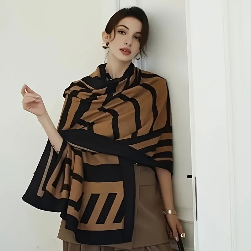 Mode coton lin léger enveloppe - Women'S Winter Accessories Set avis et prix