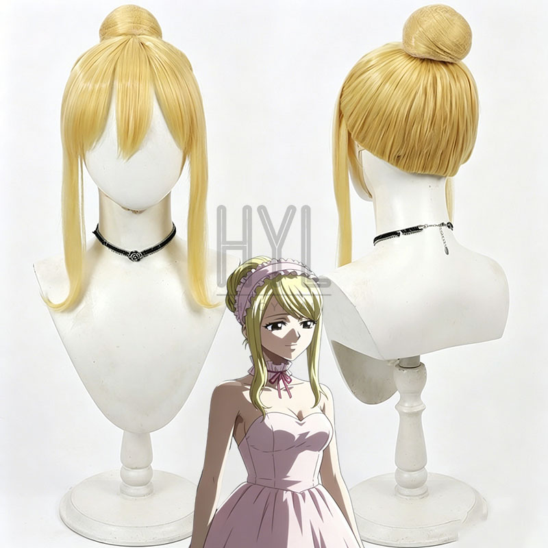 Perruque de Cosplay Anime Lucy - Women'S Yellow Accessories avis et prix