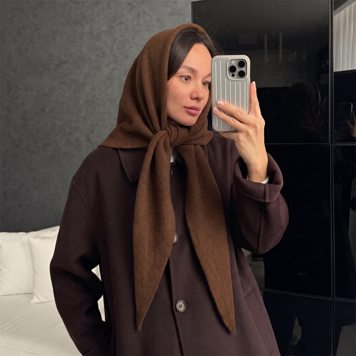 Châle triangulaire en tricot c - Women'S Winter Accessories Set avis et prix