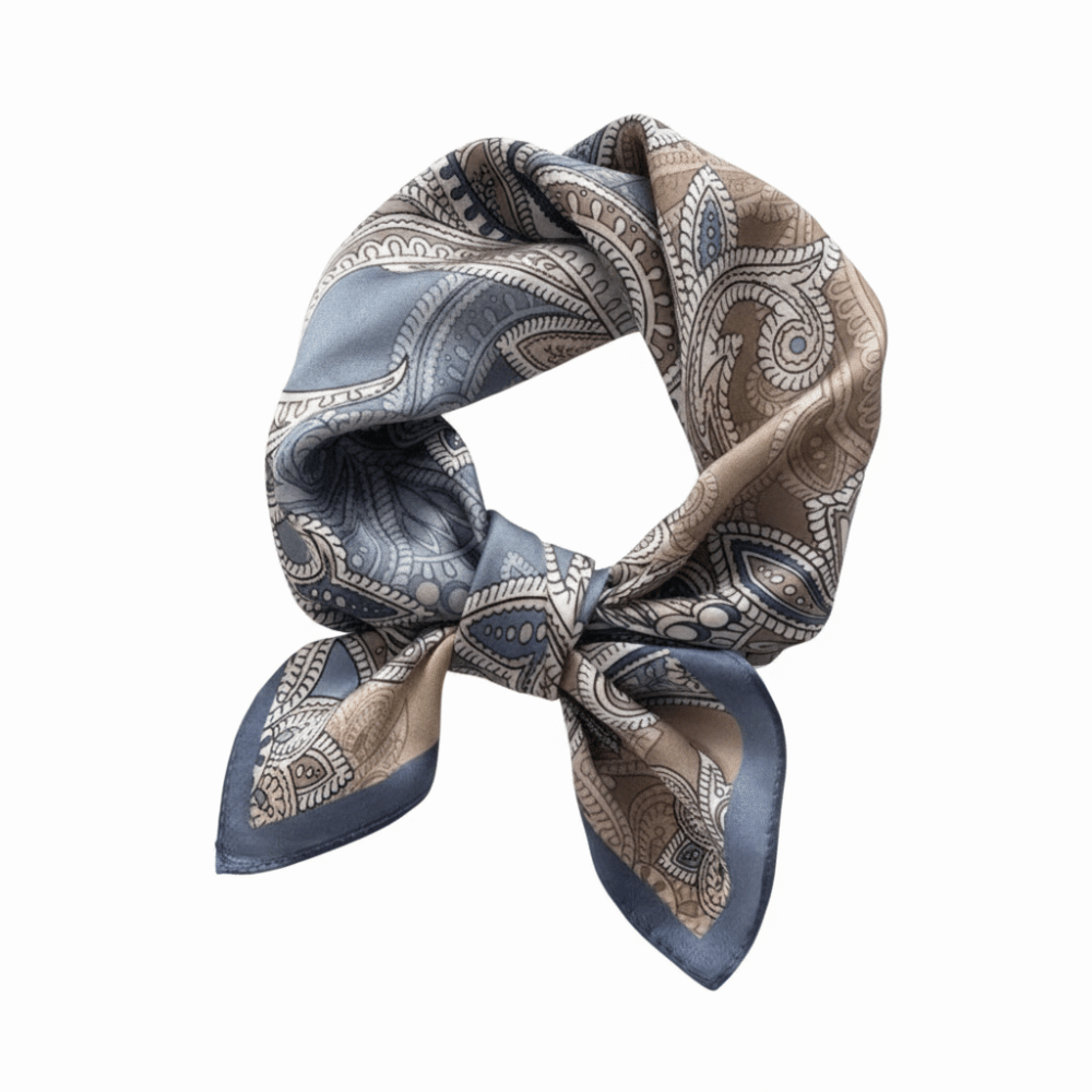 Écharpe carrée en soie, imprim - Silk Scarf Square avis et prix