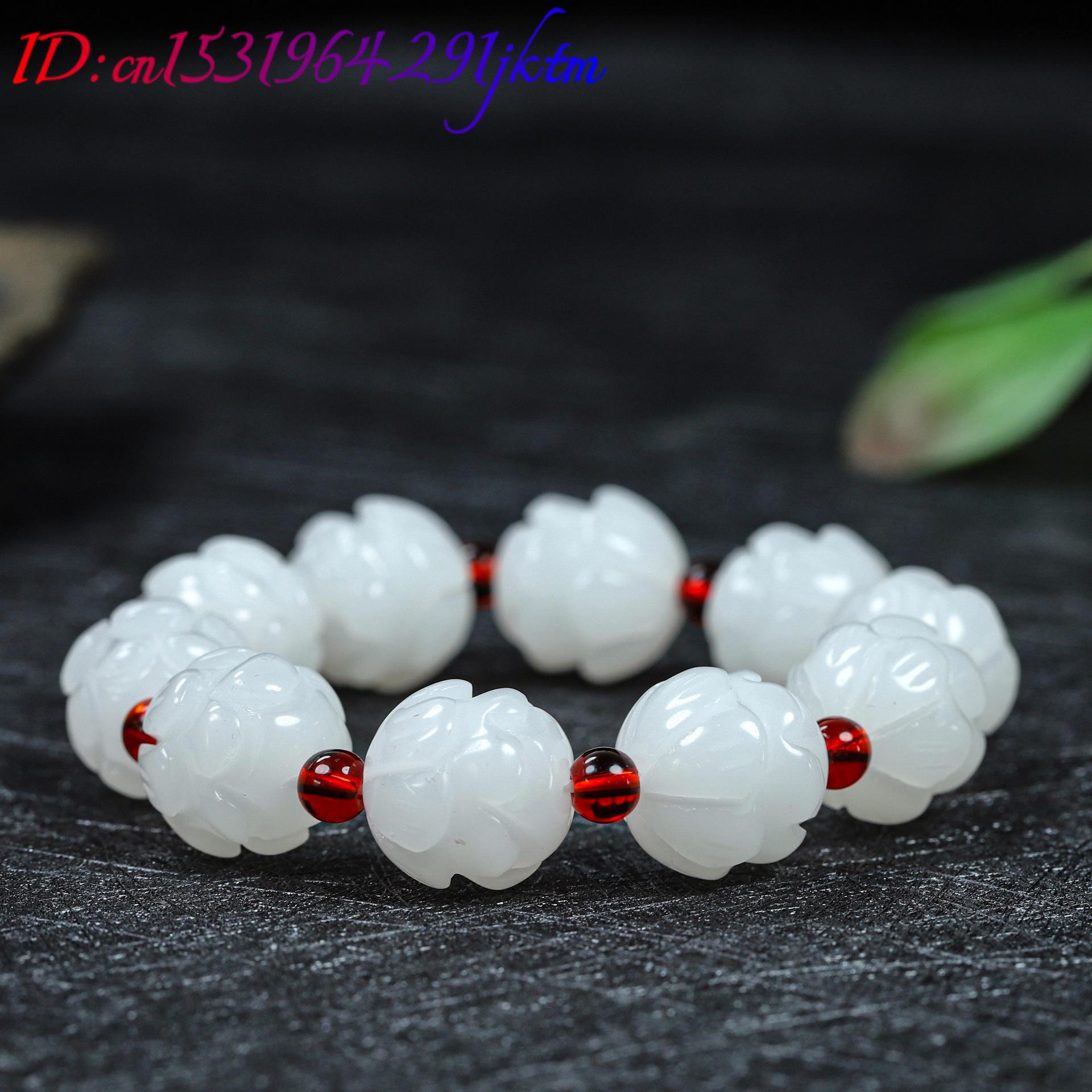 Bracelet en Jade véritable bla - Women Accessories Gift avis et prix