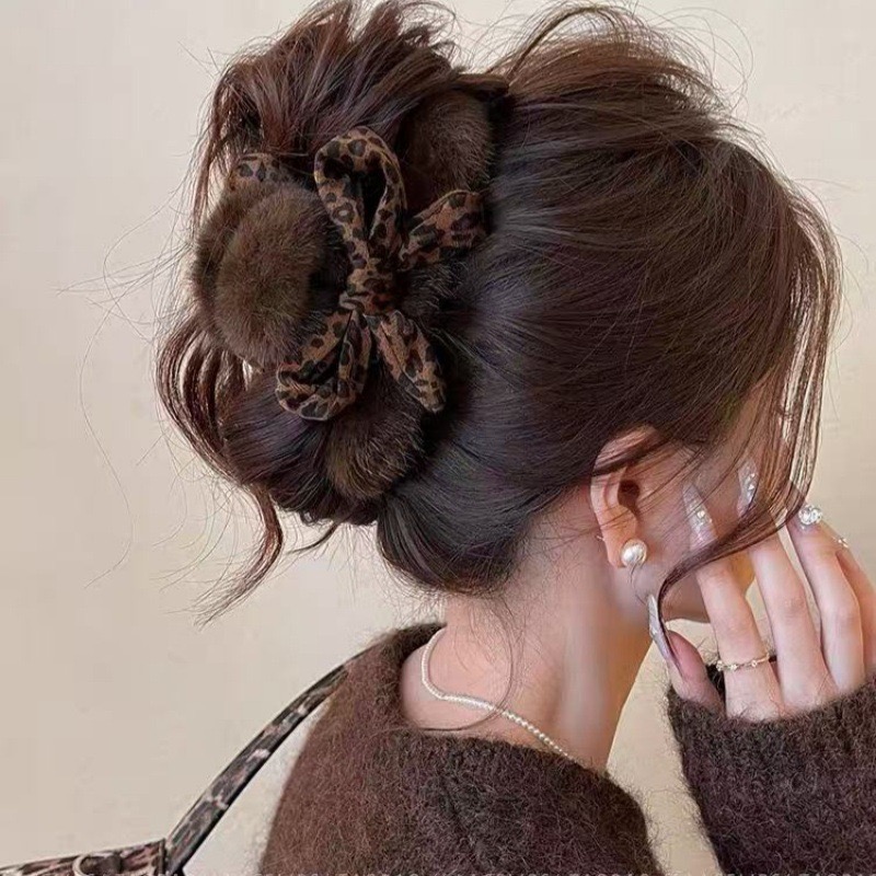 Pince à cheveux avec nœud impr - Women'S Winter Accessories Set avis et prix