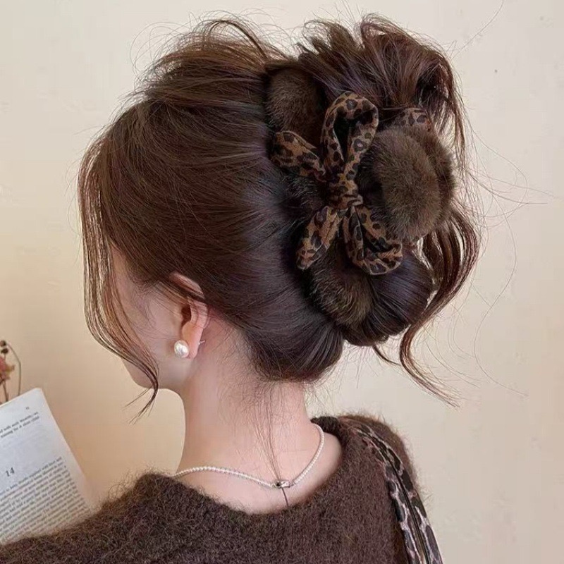 Pince à cheveux avec nœud impr - Women'S Winter Accessories Set avis et prix