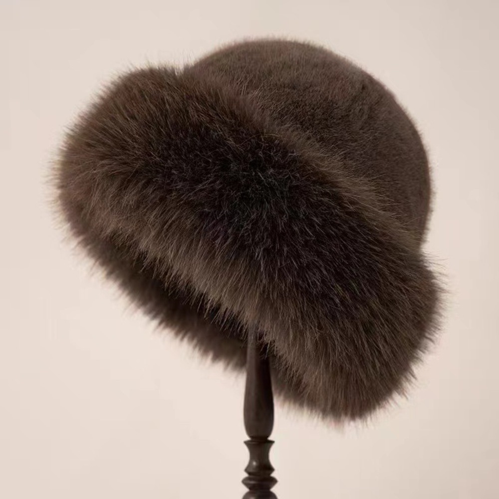 Chapeau chaud en fourrure moel - Women'S Winter Accessories Set avis et prix