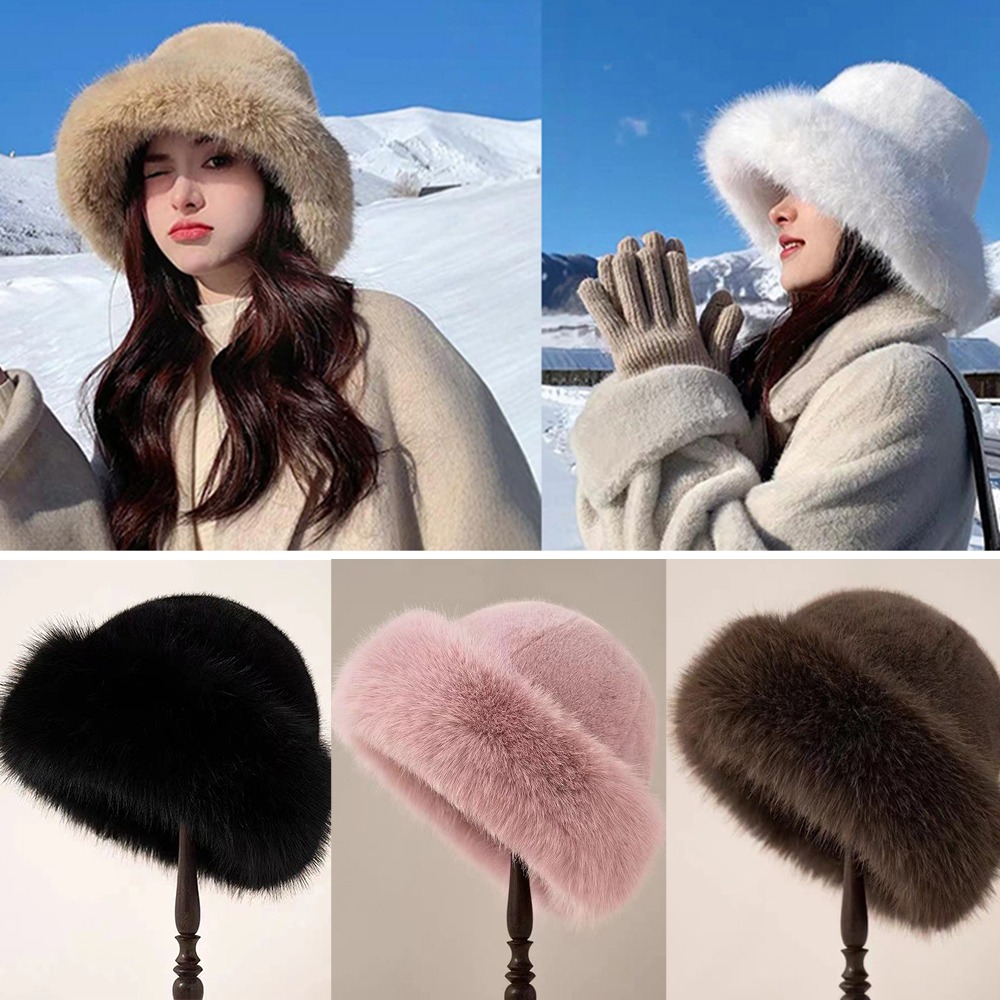 Chapeau chaud en fourrure moel - Women'S Winter Accessories Set avis et prix