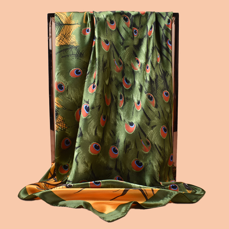 Grand foulard carré imprimé pa - Silk Scarf Square avis et prix