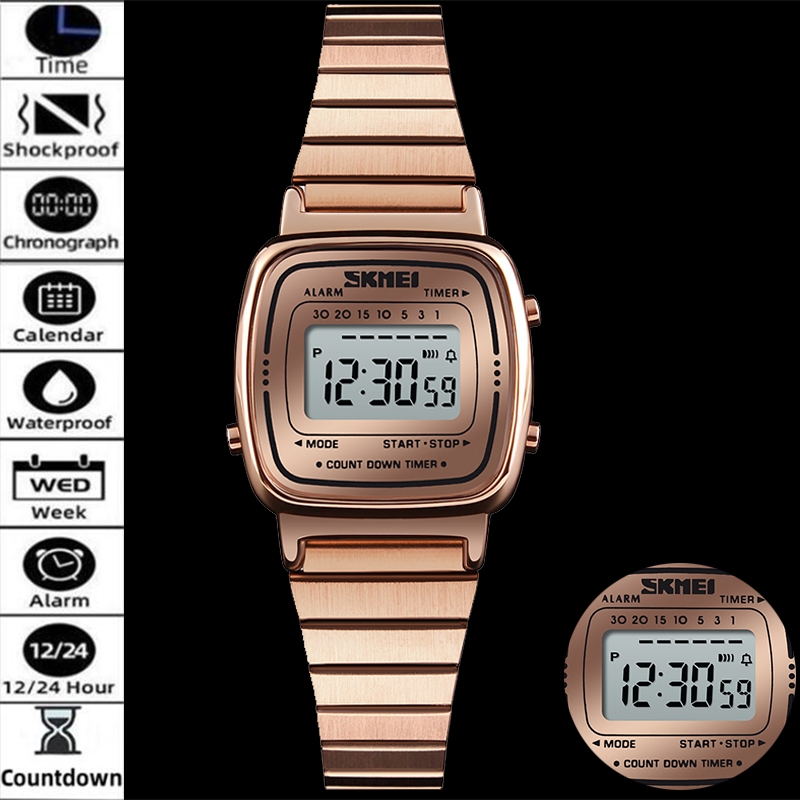 Skmei – montre numérique de lu - Women Accessories Display avis et prix